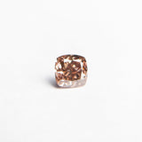 0.30ct 3.74x3.69x2.49mm GIA SI2 Fancy Deep Brownish Orangy Pink Cushion Brilliant π¦πΊ 24104-01
