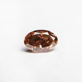 0.80ct 6.64x4.33x3.25mm GIA SI2 Fancy Deep Brownish Orangy Pink Oval Brilliant π¦πΊ 24162-01