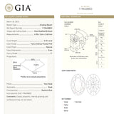 0.40ct 4.98x3.64x2.68mm GIA I1 Fancy Intense Purple-Pink Oval Brilliant π¦πΊ 24120-01
