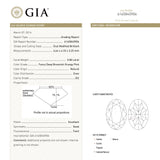 0.80ct 6.64x4.33x3.25mm GIA SI2 Fancy Deep Brownish Orangy Pink Oval Brilliant π¦πΊ 24162-01
