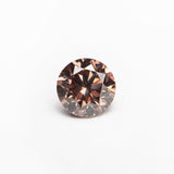 0.70ct 5.51x5.48x3.62mm GIA SI1 Fancy Deep Orangy Pink Round Brilliant 🇦🇺 24147-01