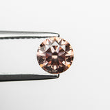 0.70ct 5.51x5.48x3.62mm GIA SI1 Fancy Deep Orangy Pink Round Brilliant 🇦🇺 24147-01