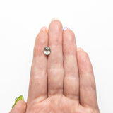 7.44x6.26x3.74mm Oval Brilliant Sapphire 25406-01