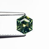 1.19ct 6.67x5.48x4.17mm Hexagon Step Cut Sapphire 27153-03