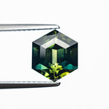 2.06ct 8.69x7.62x4.17mm Hexagon Step Cut Sapphire 27321-02