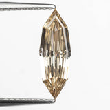 1.11ct 13.74x4.86x2.36mm GIA VVS1 Fancy Yellow-Brown Geo Marquise Step Cut 27372-01