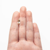 1.11ct 13.74x4.86x2.36mm GIA VVS1 Fancy Yellow-Brown Geo Marquise Step Cut 27372-01