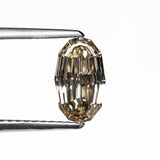 1.22ct 8.89x5.27x3.15mm SI1 C4 Geo Oval Step Cut 🇿🇦 27375-13