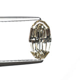 1.02ct 8.85x5.10x2.75mm VS2 Y-Z Geo Oval Step Cut 🇿🇦 27375-23