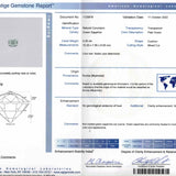 4.28ct 10.20x7.95x6.05mm AGL Cushion Brilliant Sapphire 27415-01