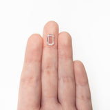 1.59ct 10.25x6.68x1.85mm GIA VVS1 F Cut Corner Rectangle Portrait Cut 27535-01