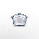 0.59ct 5.61x7.04x1.35mm Shield Portrait Cut Sapphire 27740-13