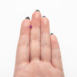 0.33ct 3.77x3.77x2.61mm Cut Corner Square Step Cut Sapphire 27955-21