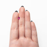 0.67ct 6.01x4.44x2.86mm Oval Brilliant Ruby 27956-23