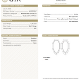 1.27ct 10.22x6.81x1.99mm GIA VS1 Q-R Geo Pear Portrait Cut 28329-01