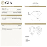 1.80ct 10.75x6.49x4.09mm GIA VS2 W-X Pear Brilliant 27388-01