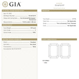 1.59ct 10.25x6.68x1.85mm GIA VVS1 F Cut Corner Rectangle Portrait Cut 27535-01