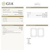 1.30ct 8.27x7.71x1.54mm GIA VS2 L Cut Corner Square Portrait Cut 28328-01