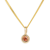 Peach Round Holiday Sparkler