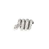 Silver - Coiled Snake Slider
