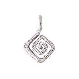 Silver - Square Swirl