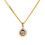 Light Yellow & Blue Round Holiday Sparkler